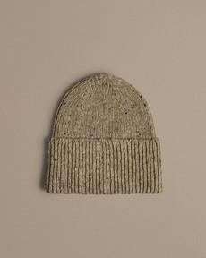 Unisex Donegal Beanie | Oatmeal via ROVE