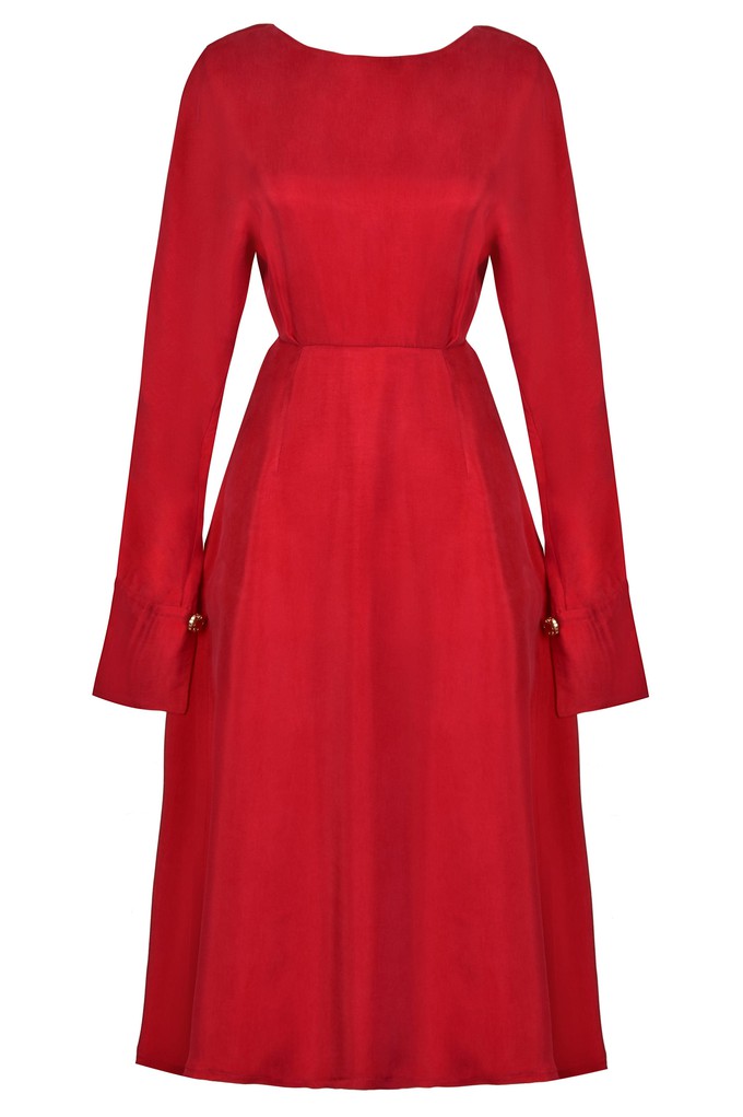 Long Sleeve Midi Dress from Sarvin