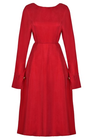 Long Sleeve Midi Dress from Sarvin