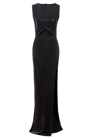 Black Cut Out Maxi Dress from Sarvin