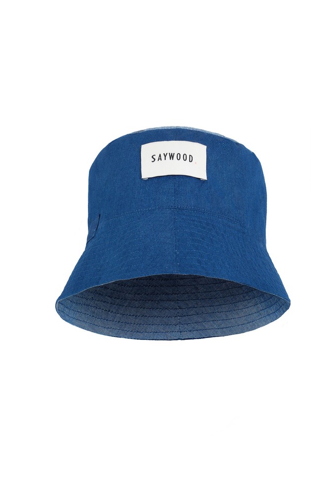 Bucket Hat, Reversible, Japanese Denim from Saywood.