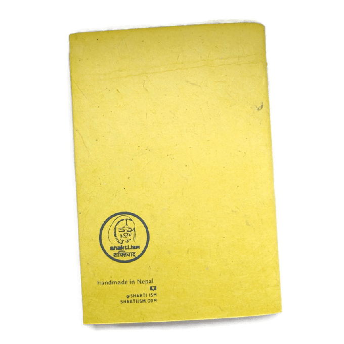 Eco friendly Lokta paper pocket notebook from Shakti.ism