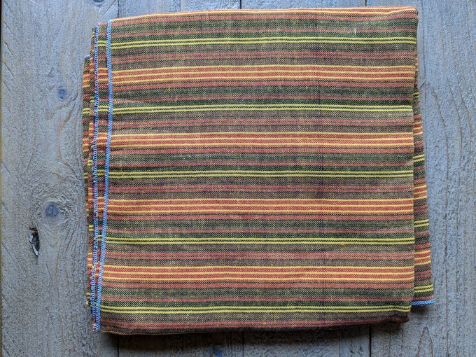 Soft cotton striped scarf, handwoven in Nepal from Shakti.ism