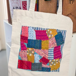 Sari patchwork cotton tote bag from Shakti.ism