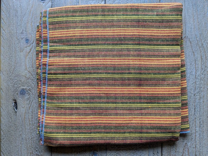 Soft cotton striped scarf, handwoven in Nepal from Shakti.ism