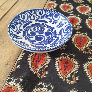 Bagru paisley block-printed placemats set of 2, handmade table mats from Shakti.ism