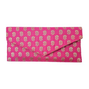 Handmade sari envelope clutch bag from Shakti.ism