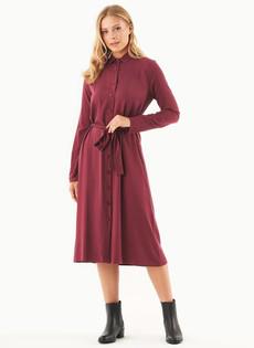 Shirt Dress Ecovero Wine via Shop Like You Give a Damn