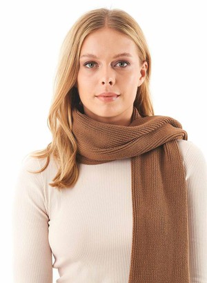 Unisex Scarf Organic Cotton Camel from Shop Like You Give a Damn