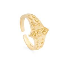 Peacock Signet Ring Gold Plated 22ct via Shop Like You Give a Damn