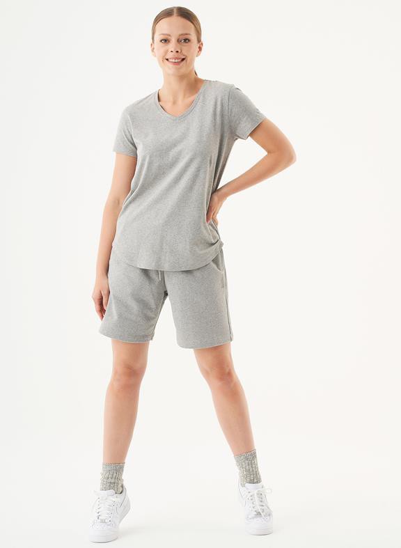 Shorts Sheyma Grey Melange from Shop Like You Give a Damn