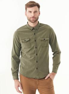 Shirt Tencel Organic Cotton Olive via Shop Like You Give a Damn