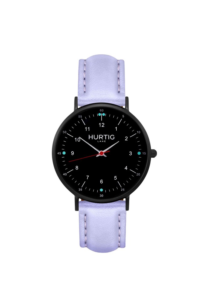 Moderna Watch All Black & Lilac from Shop Like You Give a Damn