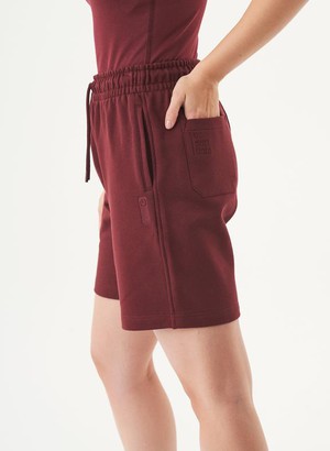 Shorts Sheyma Bordeaux from Shop Like You Give a Damn