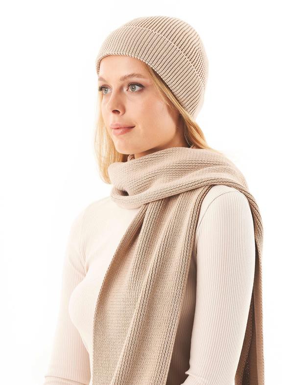 Unisex Scarf Organic Cotton Beige from Shop Like You Give a Damn