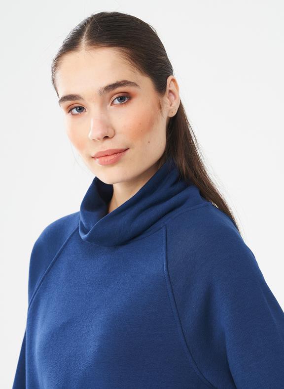 Turtleneck Sweatshirt Dark Blue from Shop Like You Give a Damn