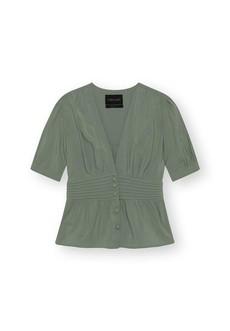 Blouse Lillmor Green via Shop Like You Give a Damn