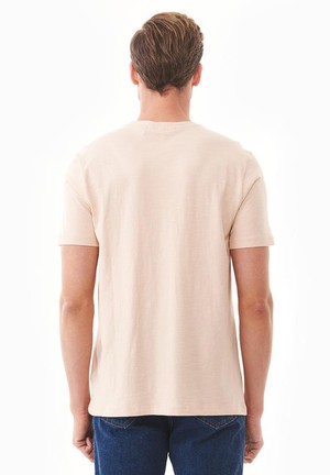 T-Shirt Basic Abby Stone Beige from Shop Like You Give a Damn