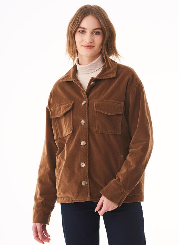 Corduroy Jacket Organic Cotton Brown from Shop Like You Give a Damn