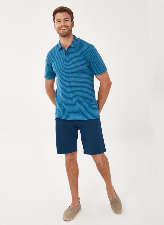 Striped Polo Blue from Shop Like You Give a Damn