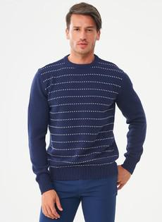 Striped Sweater Navy Blue via Shop Like You Give a Damn