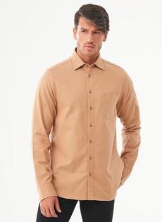 Shirt Twill Light Brown via Shop Like You Give a Damn