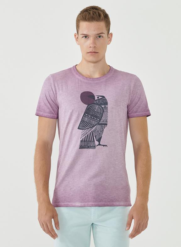 T-Shirt Eagle Purple from Shop Like You Give a Damn