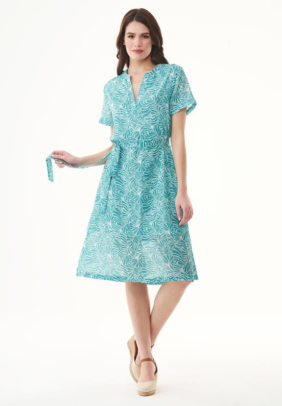 Voile Dress Flower Emerald Blue from Shop Like You Give a Damn