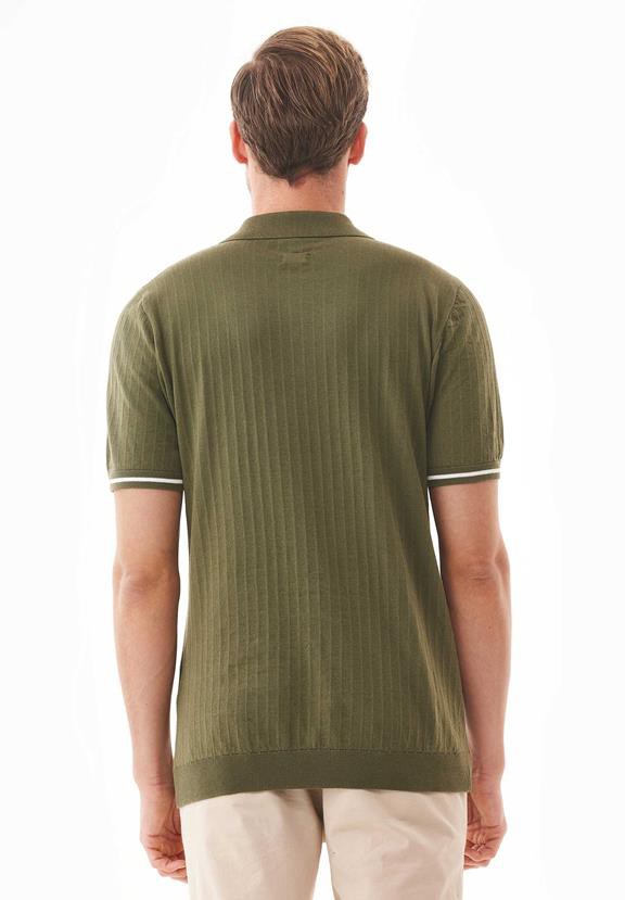 Polo Shirt Knit Khaki Green from Shop Like You Give a Damn