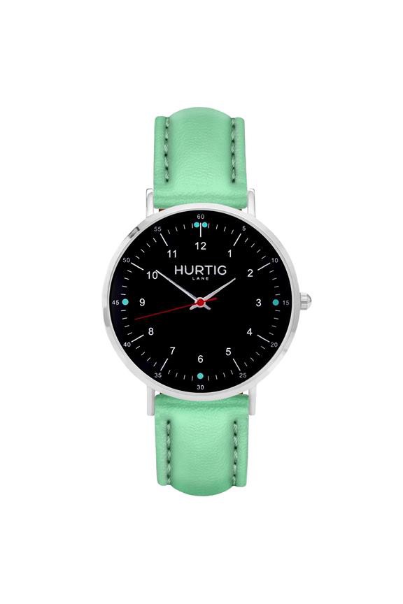 Moderna Watch Silver, Black & Mint from Shop Like You Give a Damn