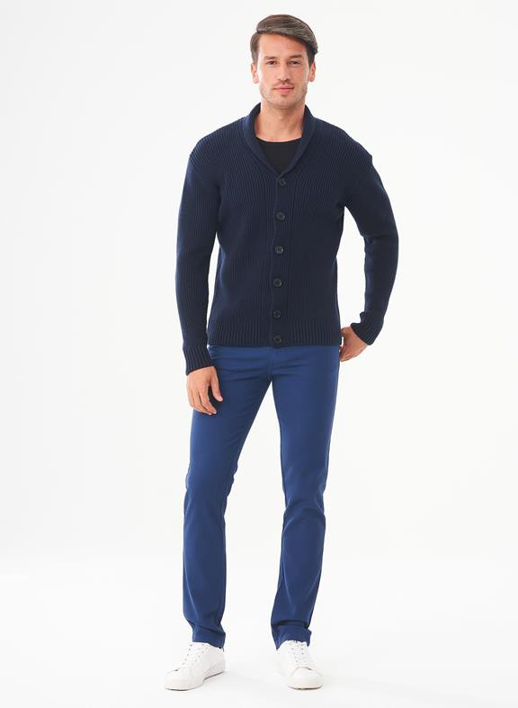 Five Pocket Pants Navy Blue from Shop Like You Give a Damn