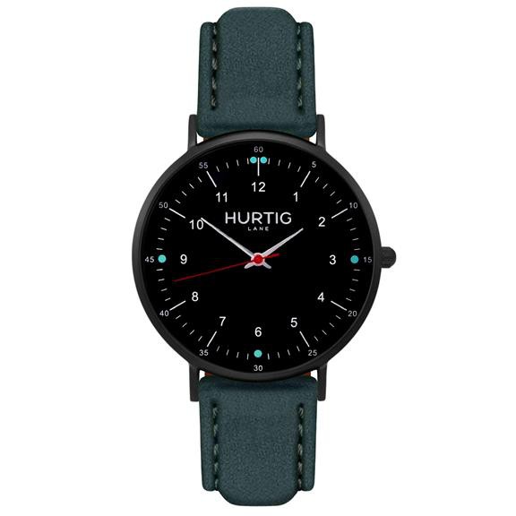 Watch Moderna Suede Black & Sky Blue from Shop Like You Give a Damn