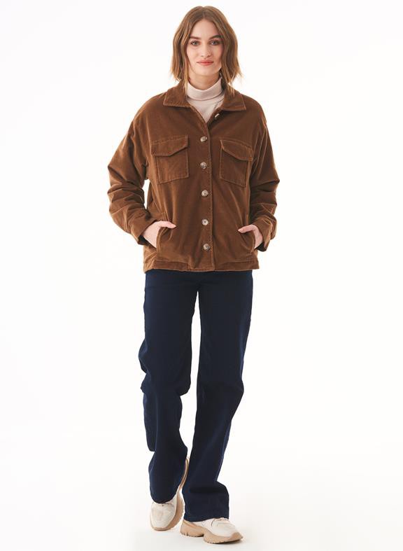 Corduroy Jacket Organic Cotton Brown from Shop Like You Give a Damn