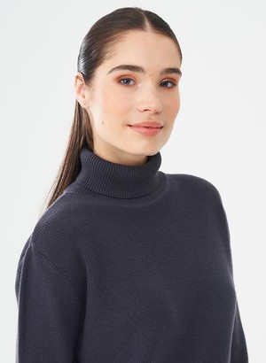 Turtleneck Sweater Dark Grey from Shop Like You Give a Damn