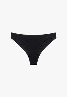 Bikini Slip Azorella Black Structure via Shop Like You Give a Damn