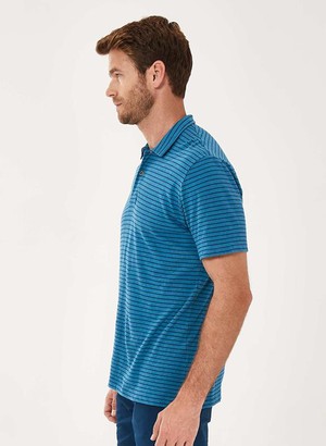 Striped Polo Blue from Shop Like You Give a Damn