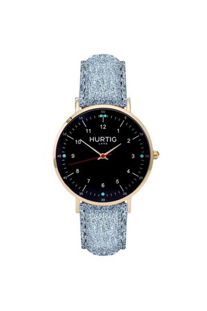 Moderna Tweed Watch Gold, Black & Grey from Shop Like You Give a Damn