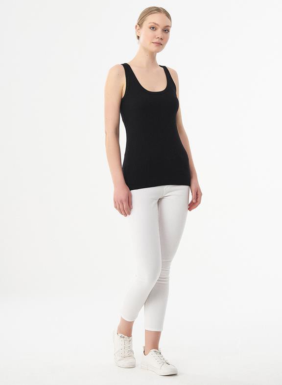 Ribbed Top Organic Cotton Black from Shop Like You Give a Damn