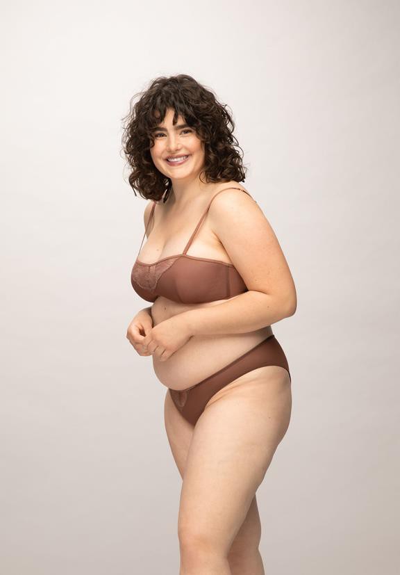 Bra Evening Primrose Brown from Shop Like You Give a Damn