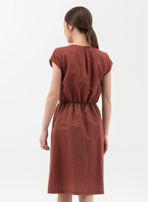Dress V-Neck Brown from Shop Like You Give a Damn