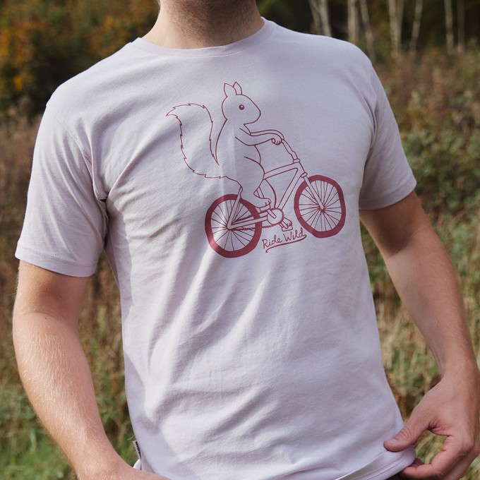 ride wild organic cotton tee from Silverstick