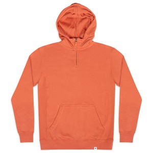 birling organic cotton quarter zip hoodie from Silverstick