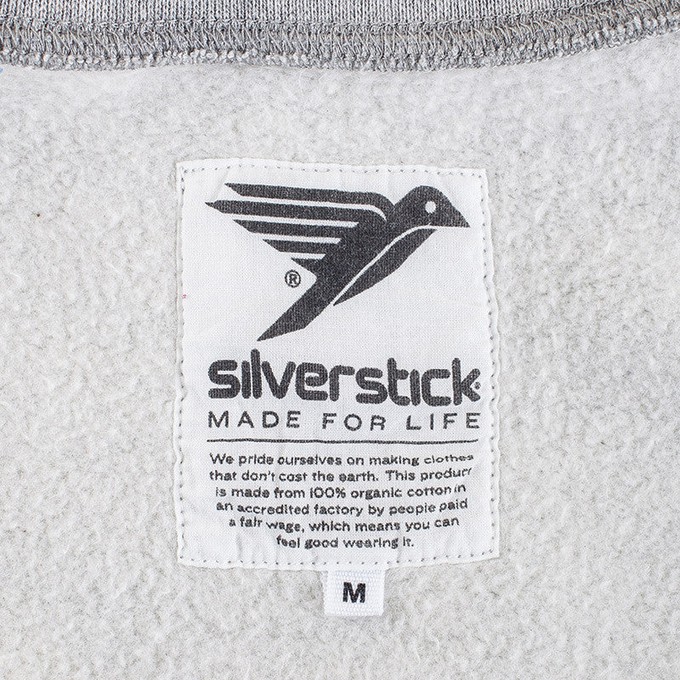 logo organic cotton sweat from Silverstick