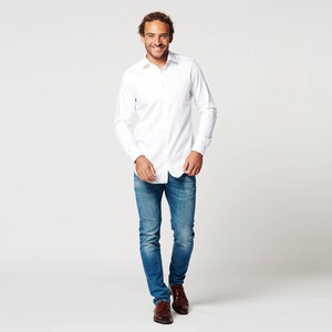 Shirt - Circular White - Regular Fit from SKOT