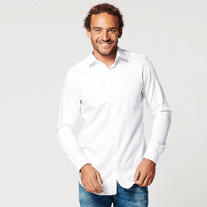 Shirt - Circular White - Regular Fit from SKOT