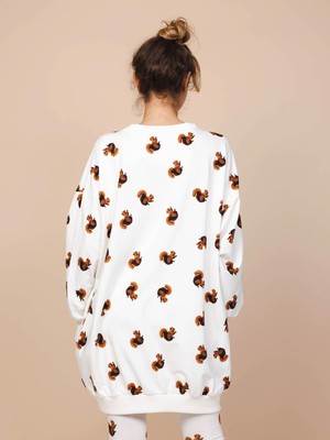 Squirrels Sweater Dress Women from SNURK