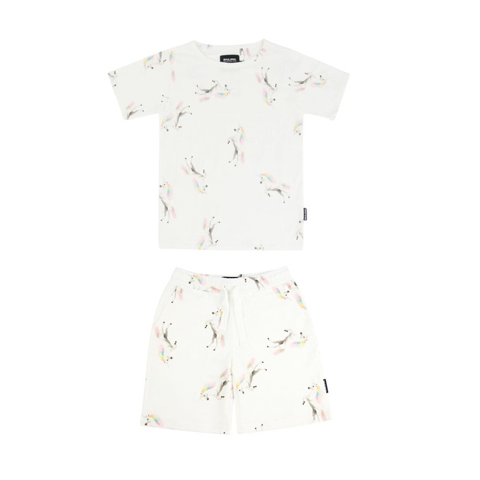 Unicorn T-shirt and Shorts Kids from SNURK