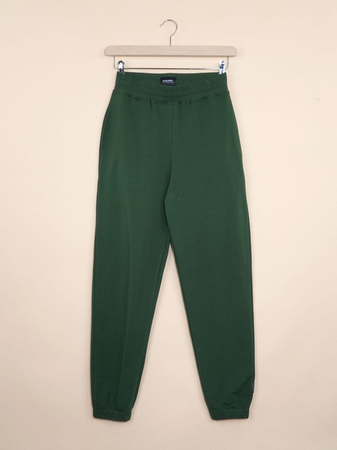 Dark Green Relaxed Pants Unisex from SNURK