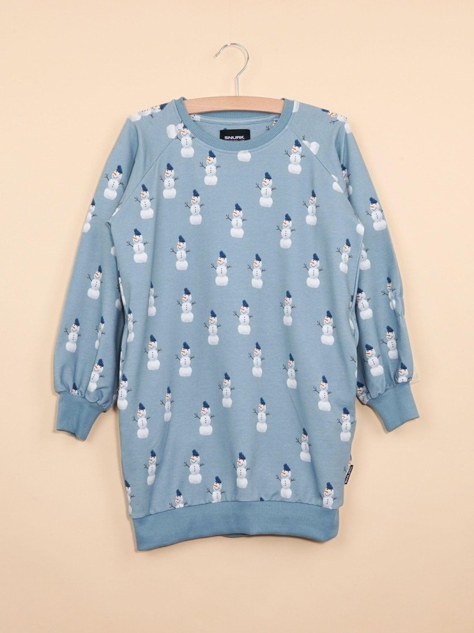 Mr.Snowman Sweater Dress Kids from SNURK