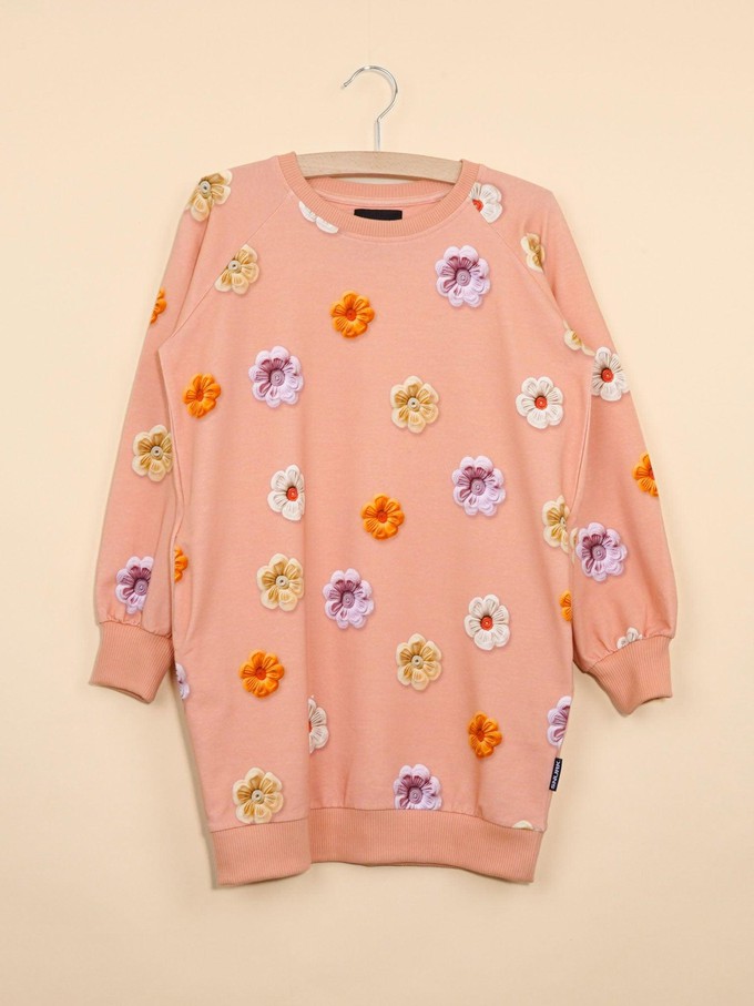 Flower Power Sweater Dress Kids from SNURK